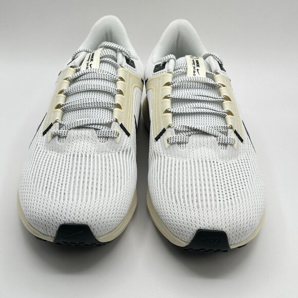 Women's Nike Air Zoom Pegasus 40 White Coconut Milk Sail Black Running Size 11 - Picture 3 of 12